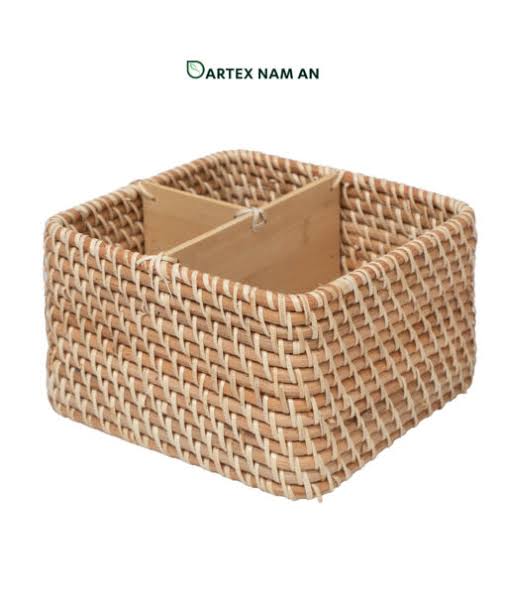 Rattan Basket Buffet - Square