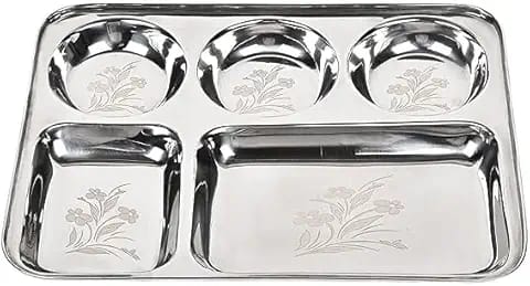 Staff Bhojan Plate 4 In 1 Ss