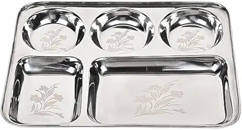 Staff Bhojan Plate 4 In 1 Ss