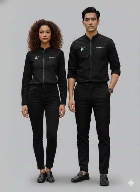 Black Shirt - Treebo-Medium