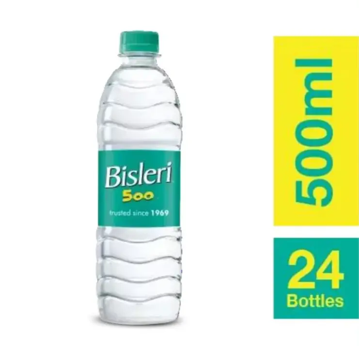 Bisleri Water Bottle-500 ML| 24 Bottles