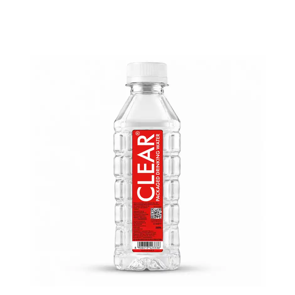 Clear Water Bottle-200 ML