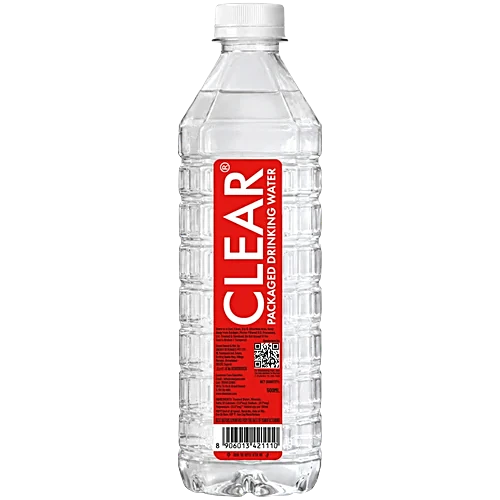 Clear Water Bottle-500 ML