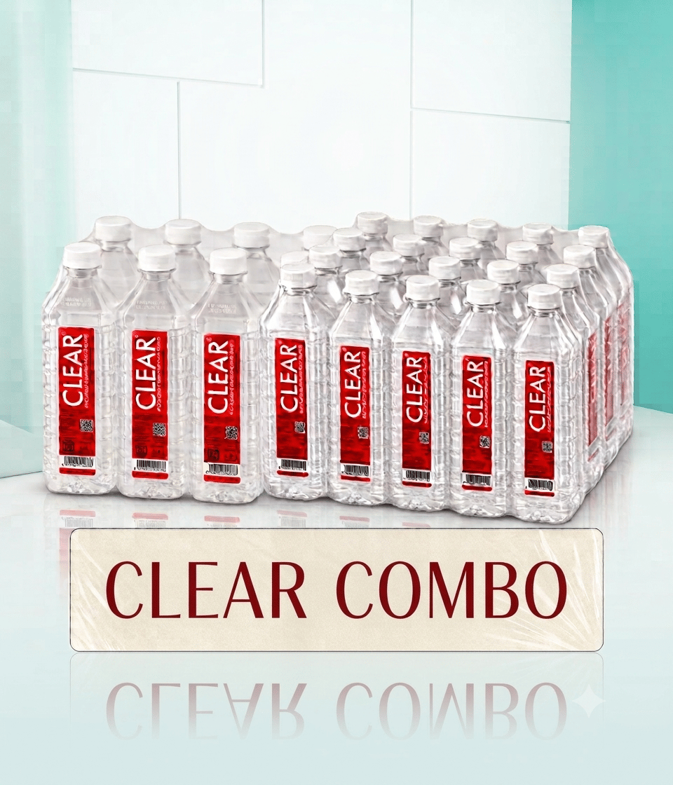 Clear 1tr-180pc+500ml-360pc