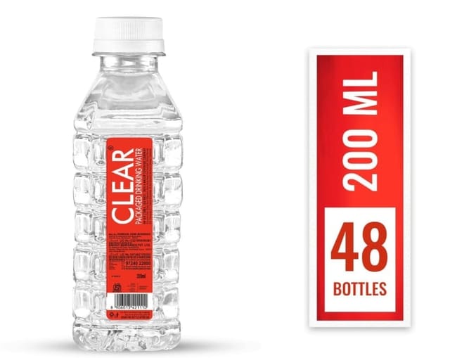 Clear -200 ML ( Pack of 48 )